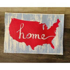 United States Patriotic "home" placemats - set of 4